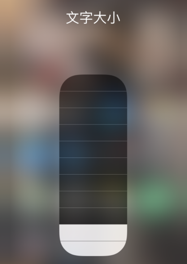 桥西苹果手机维修分享小技巧：在 iPhone 控制中心快速调节字体大小 